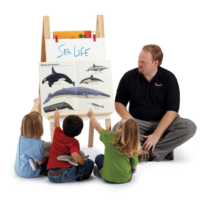 Jonti-Craft Teachers’ Standard Easel – Write-n-Wipe