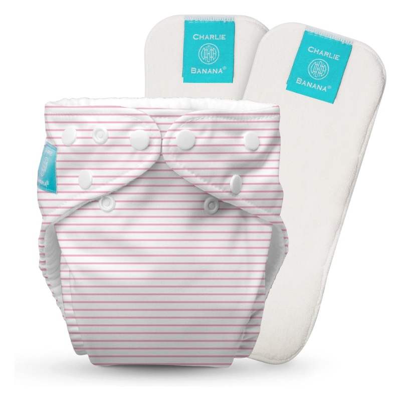 One Size Cloth Diaper with 2 Inserts