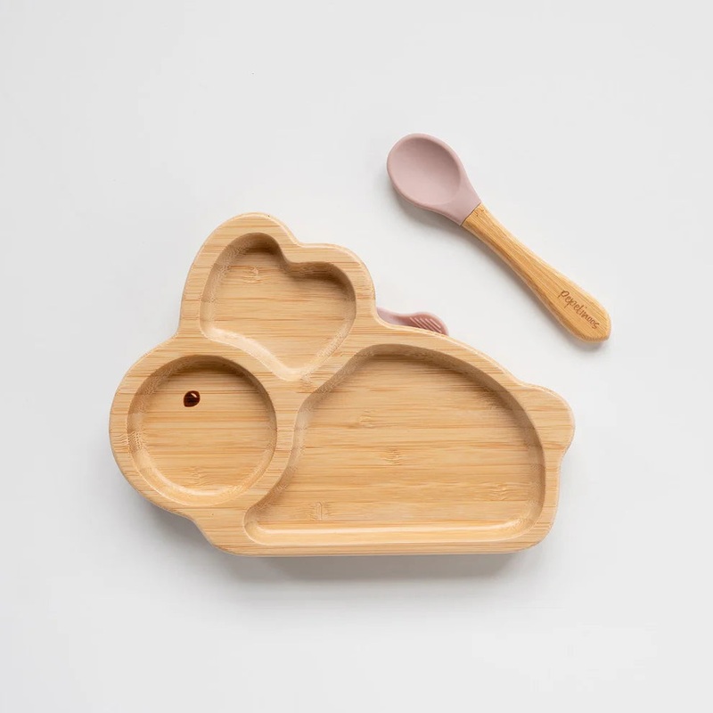 Pepelinoos Baby Bunny Plate & Spoon