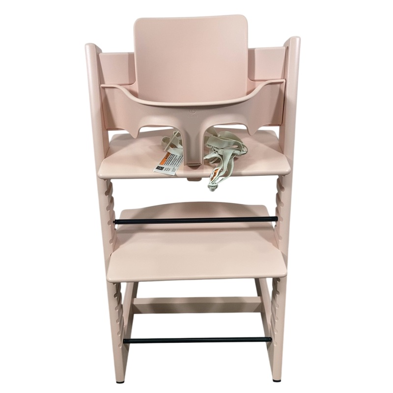 Stokke Tripp Trapp High Chair With Baby Set, 2, Serene Pink