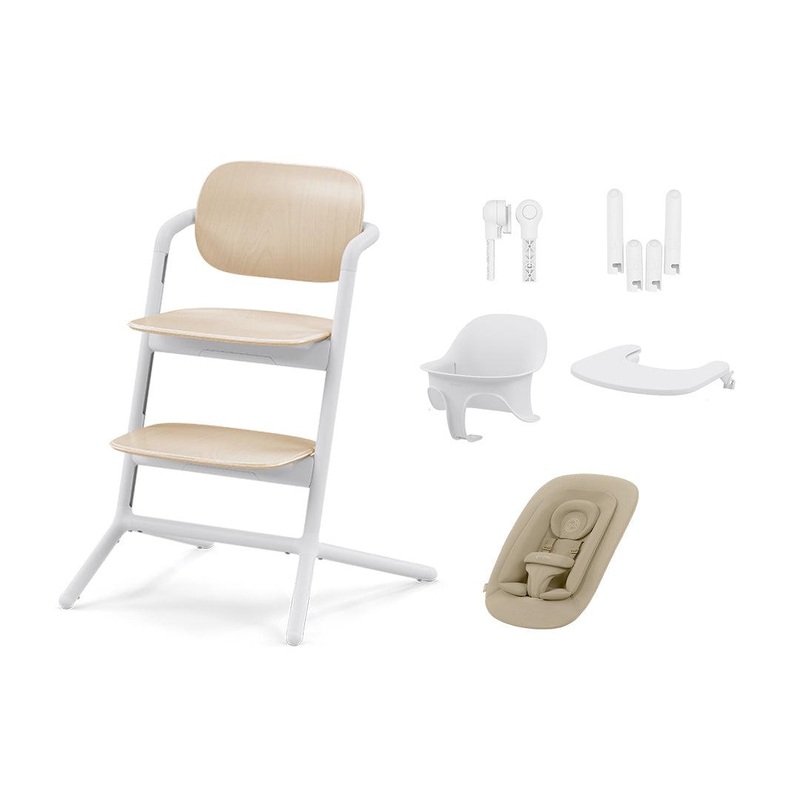 CYBEX LEMO 4-in-1 Highchair Set – Sand White