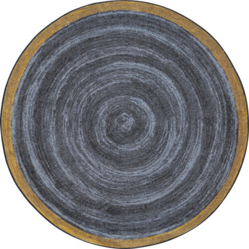 Feeling Natural Rug, 7’7″ Round, Slate