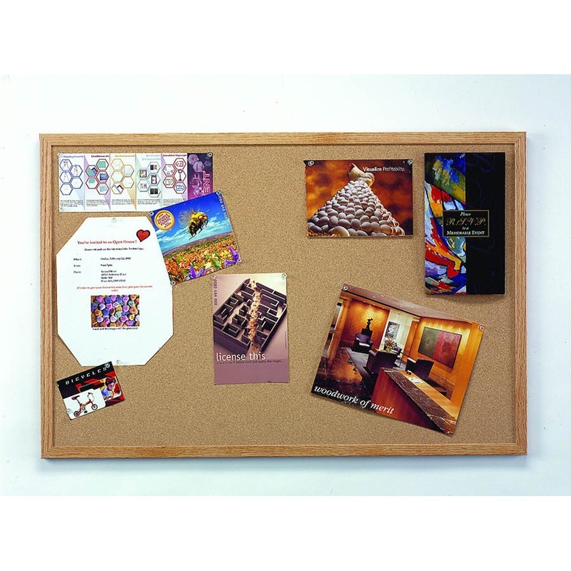 Hardwood Frame Cork Board (4’x 8′)