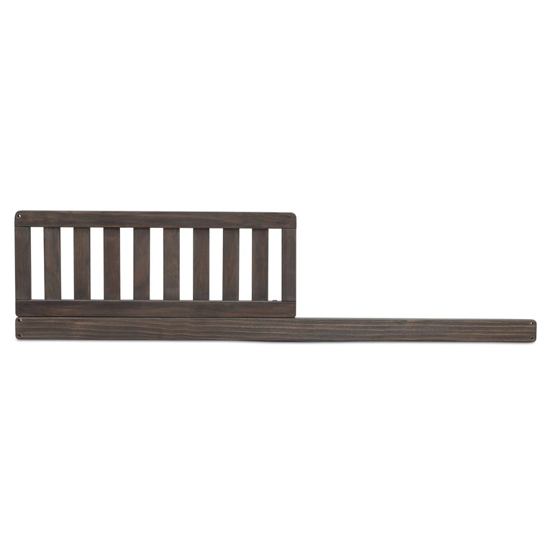 Simmons Kids’ Daybed/Toddler Guardrail Kit 328725 – Rustic Gray