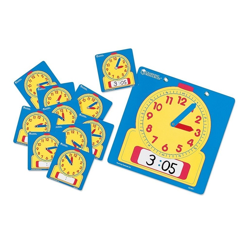 Write & Wipe Clocks – Classroom Set
