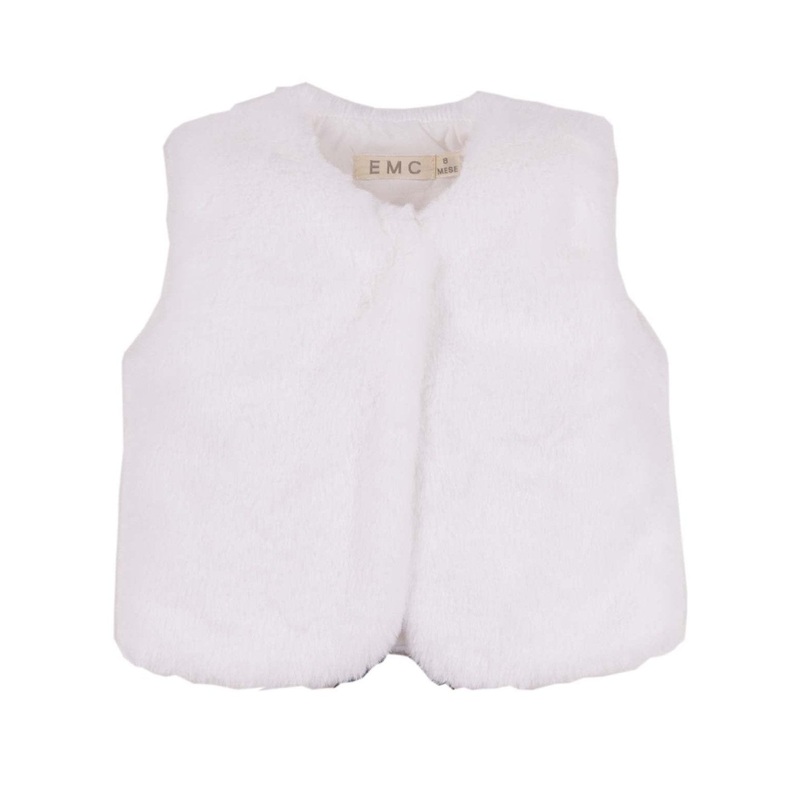 EMC – Eco Fur Vest – White
