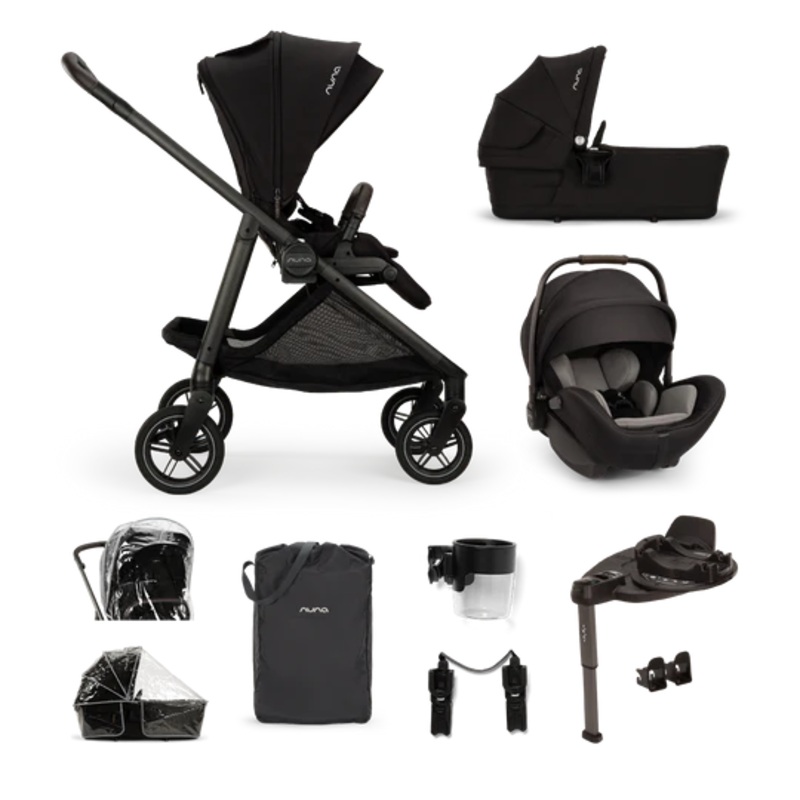 Nuna SWIV + ARRA Flex Bundle – Caviar
