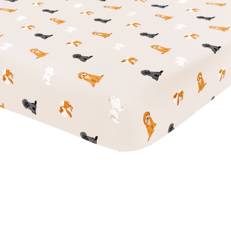 Twin Sheet in Fluffy Dog
