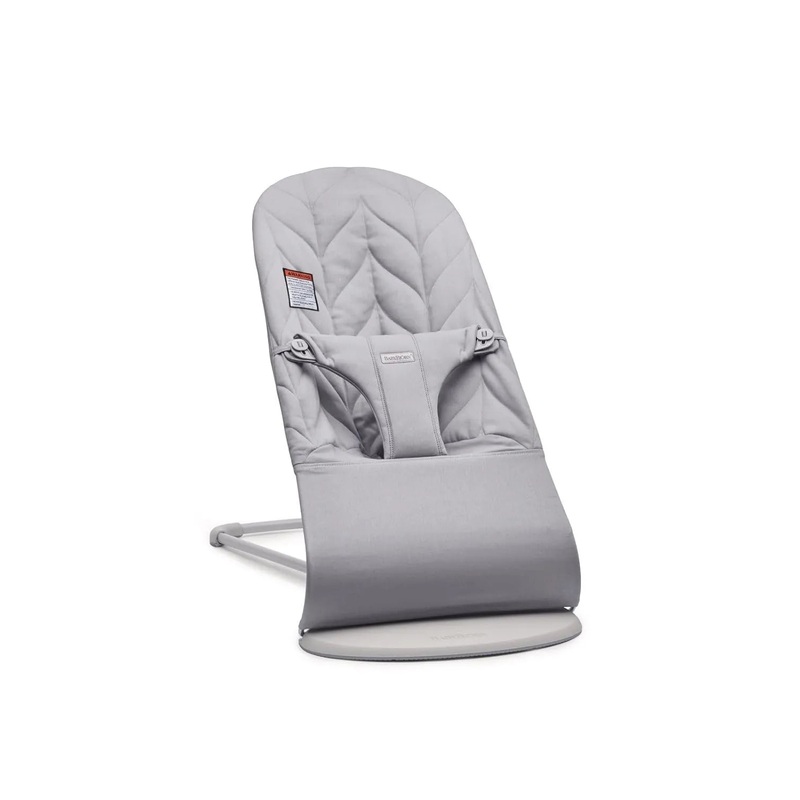 Bouncer Bliss Light Gray Woven Petal Quilt (See Description)