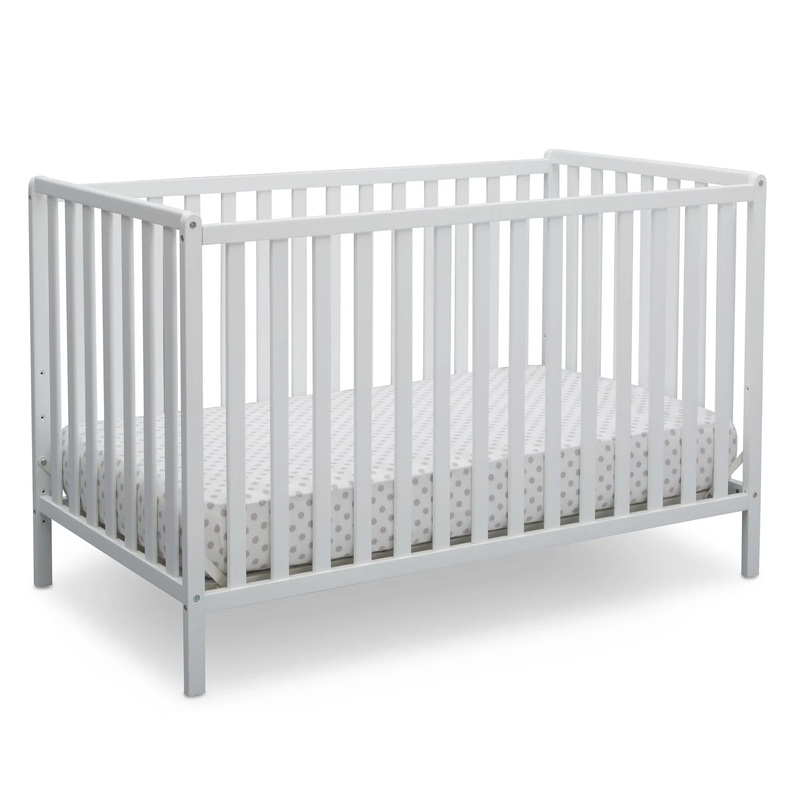 Heartland White 4-in-1 Convertible Crib – Bianca White