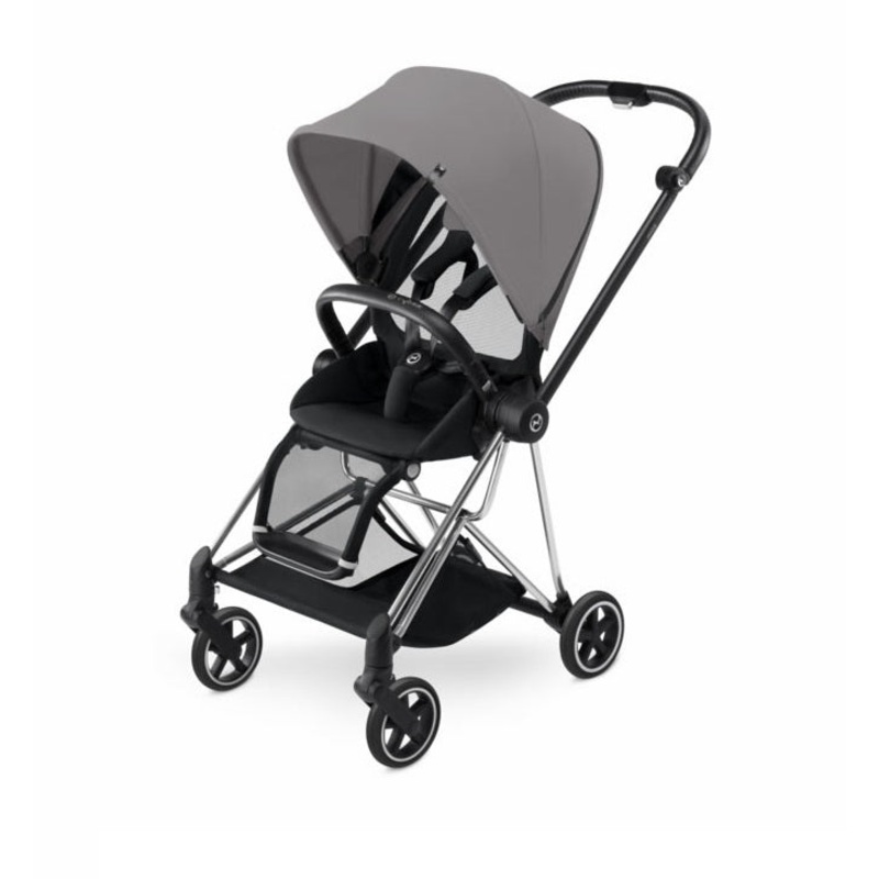 Mios Complete Stroller ChromeBlack Manhattan Grey