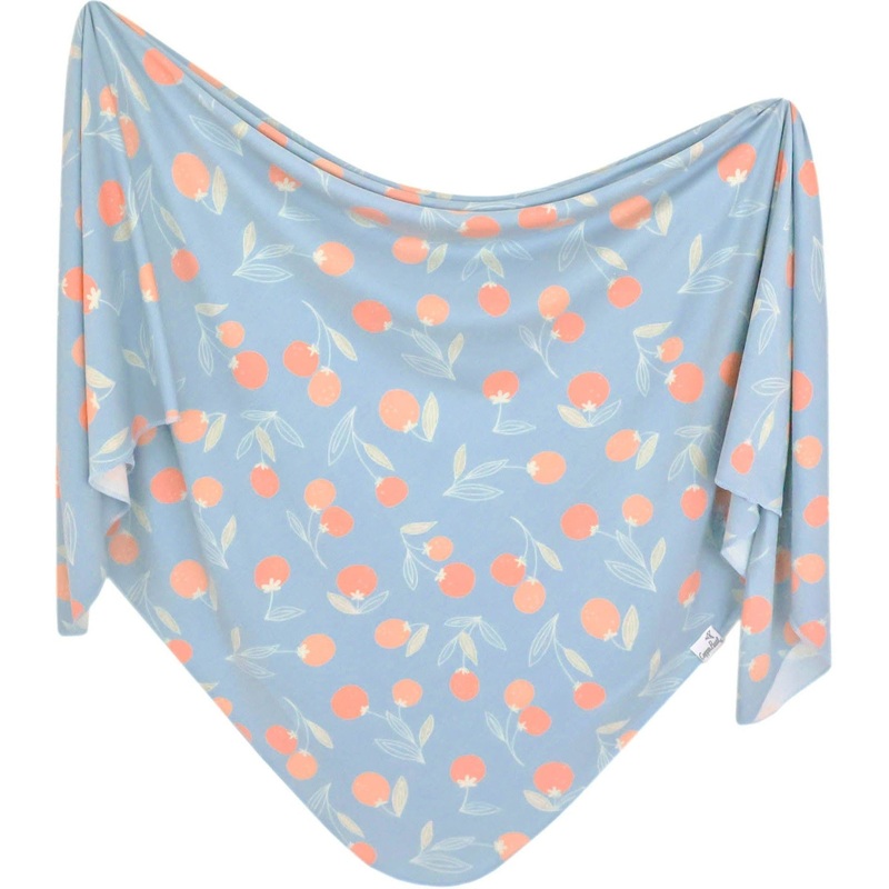 Copper Pearl Knit Swaddle Blanket | Clementine