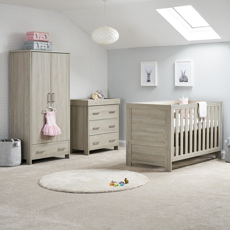 Obaby Nika 3 Piece Room Set – GREY WASH