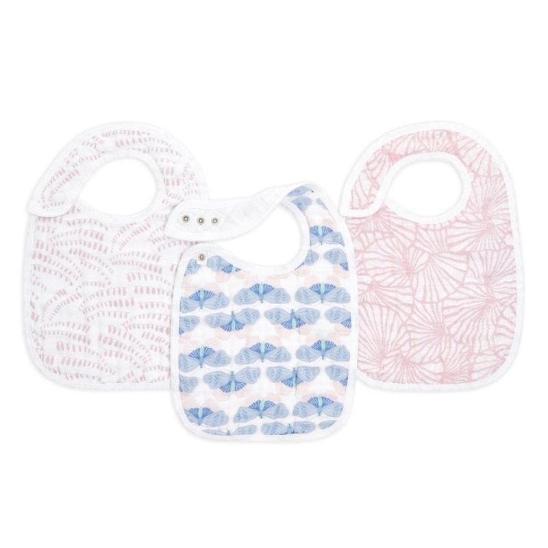 Snap Drool Bibs – 3 Pack