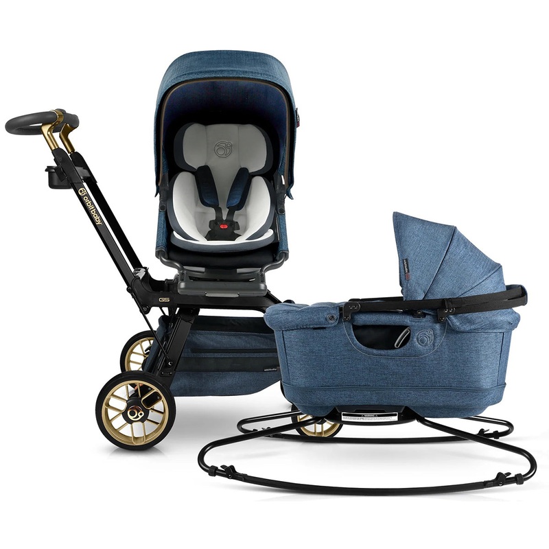 Orbit Baby G5 Stroll & Sleep Travel System – Black Luxe/Melange Navy