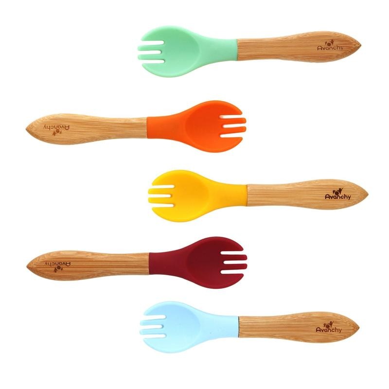 Bamboo Baby Forks – 5 Pack