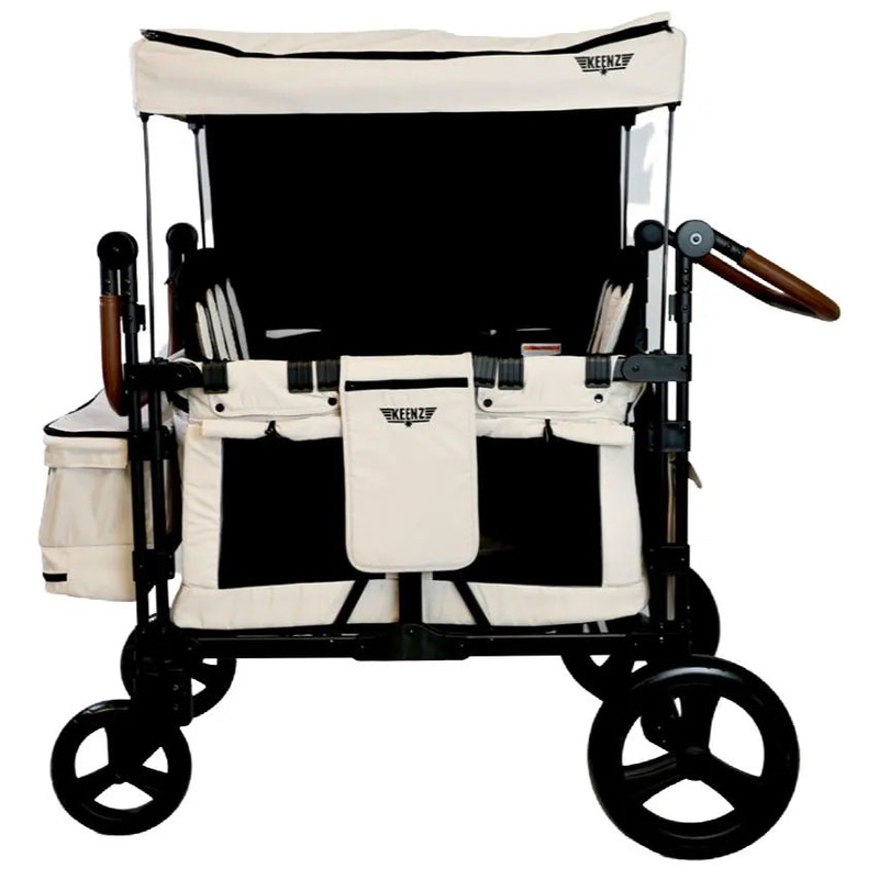 Keenz XC+ Luxury Comfort Stroller Wagon 4 Passenger – Cream