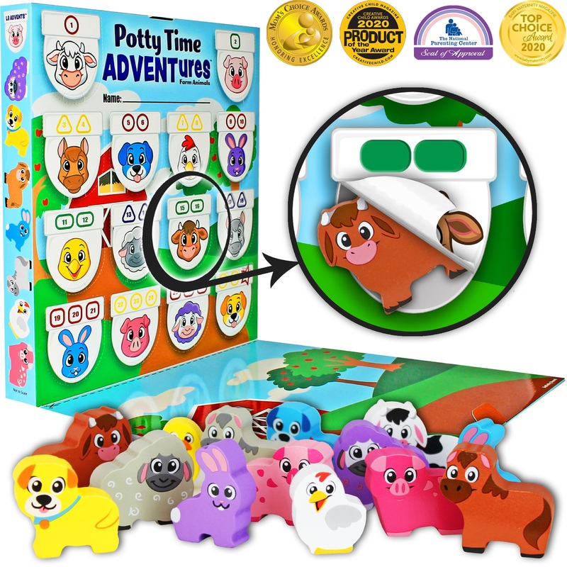 Lil Advents Potty Time Adventures Farm Animals
