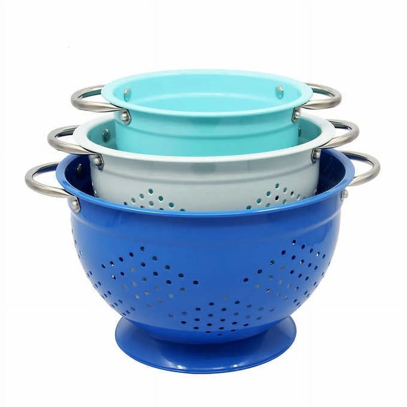 MIU France MIU 3-piece Colander Set,Blue (See Description)