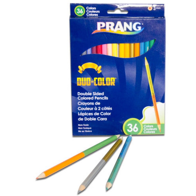 Prang Duo-Color Pencils, 36 Color Set