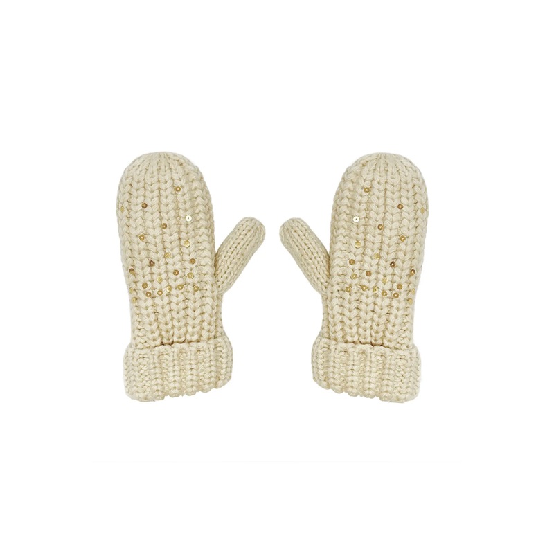 Rockahula Shimmer Sequin Knitted Mittens
