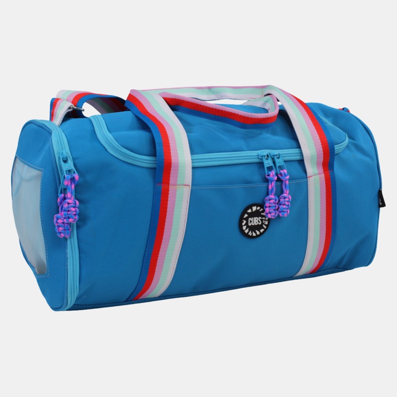 Turquoise Large Duffel One Side Pocket