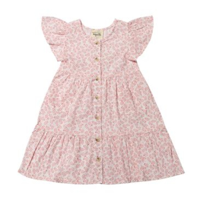 Vignette Avery Dress | Coral Sprig