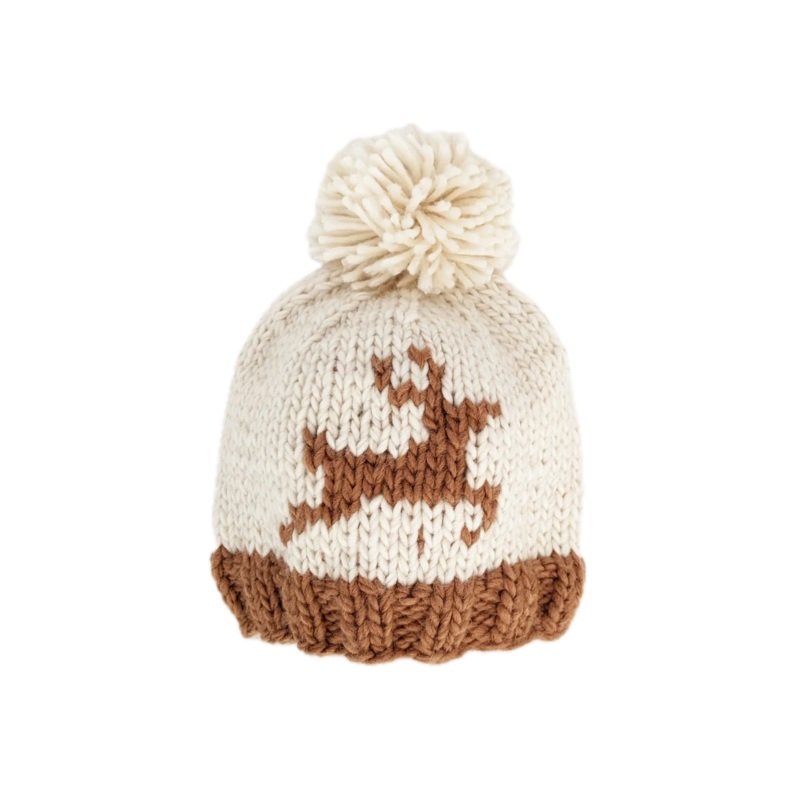 Huggalugs Oh Deer Knit Beanie Hat
