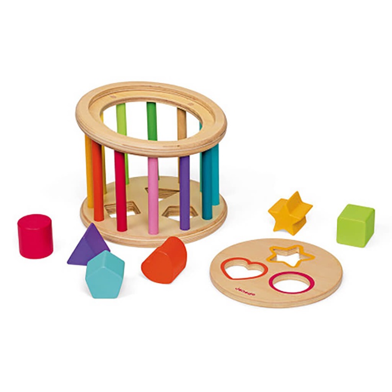 I Wood Shape Sorter Drum