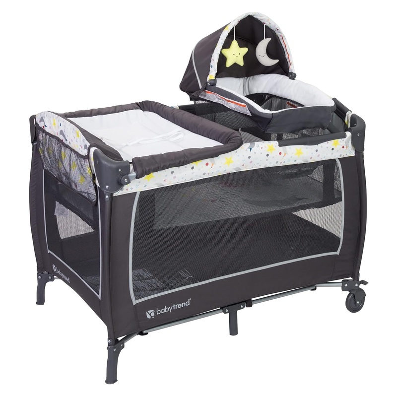 Baby Trend Lil Snooze Deluxe Nursery Playard, Twinkle Twinkle Little Moon