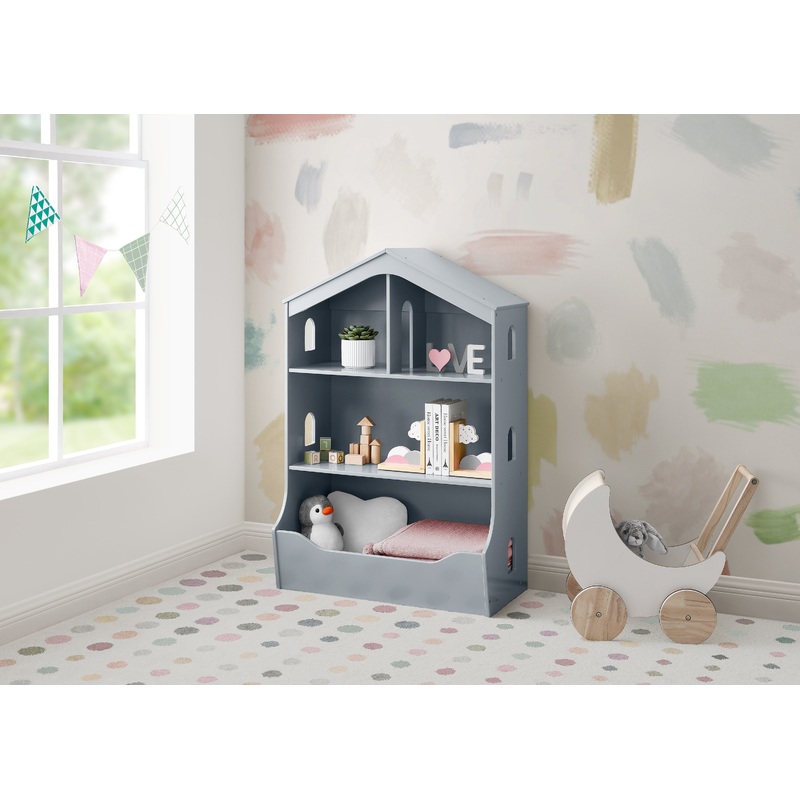 Playhouse Bookcase with Toy Storage