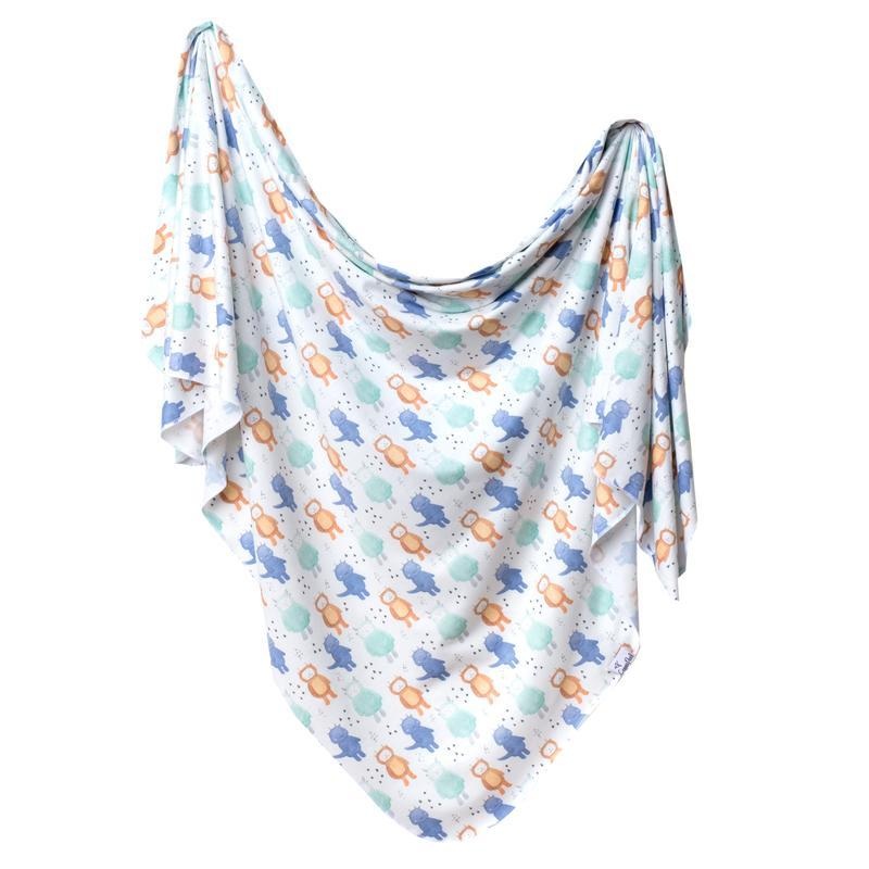 Copper Pearl Knit Swaddle Blanket | Max