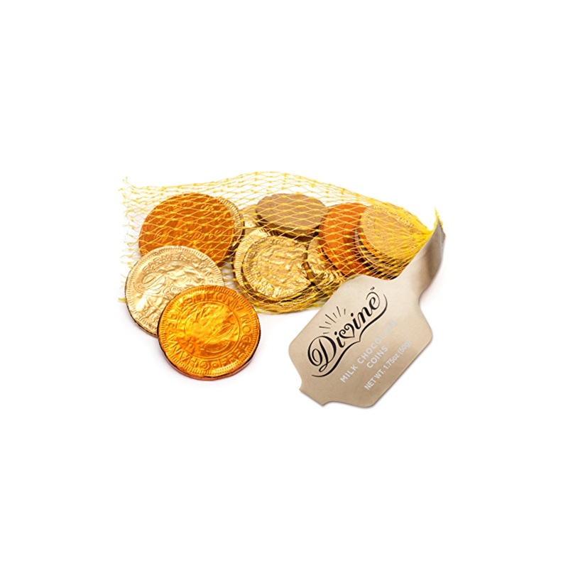 Nassau Candy Divine Milk Chocolate Coins