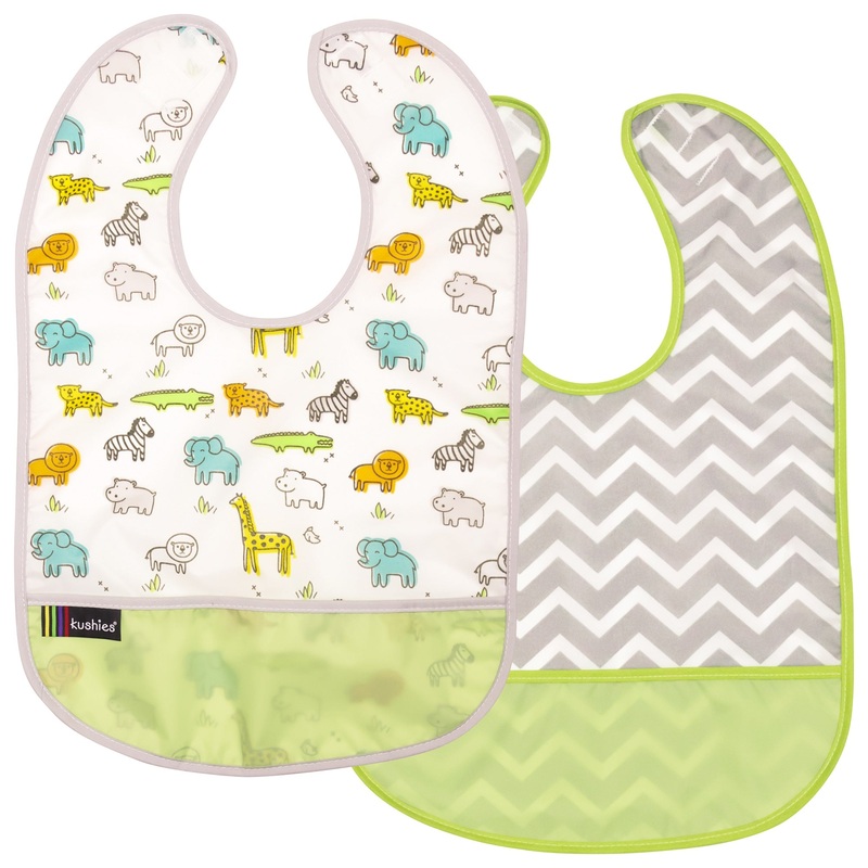 Waterproof Clean Bibs – 2 Pack