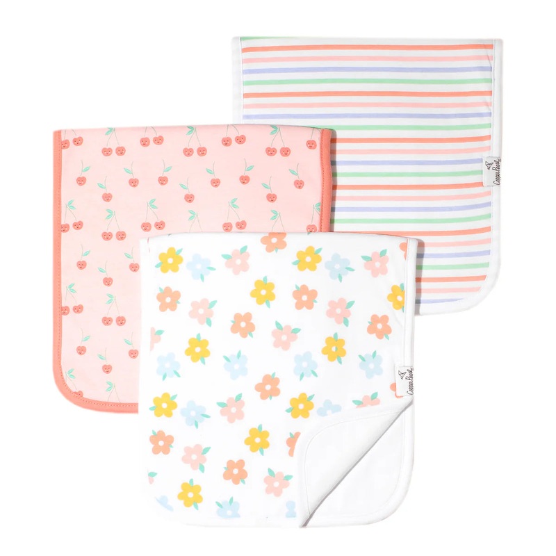 Copper Pearl Premium Burp  Cloths | Cheery