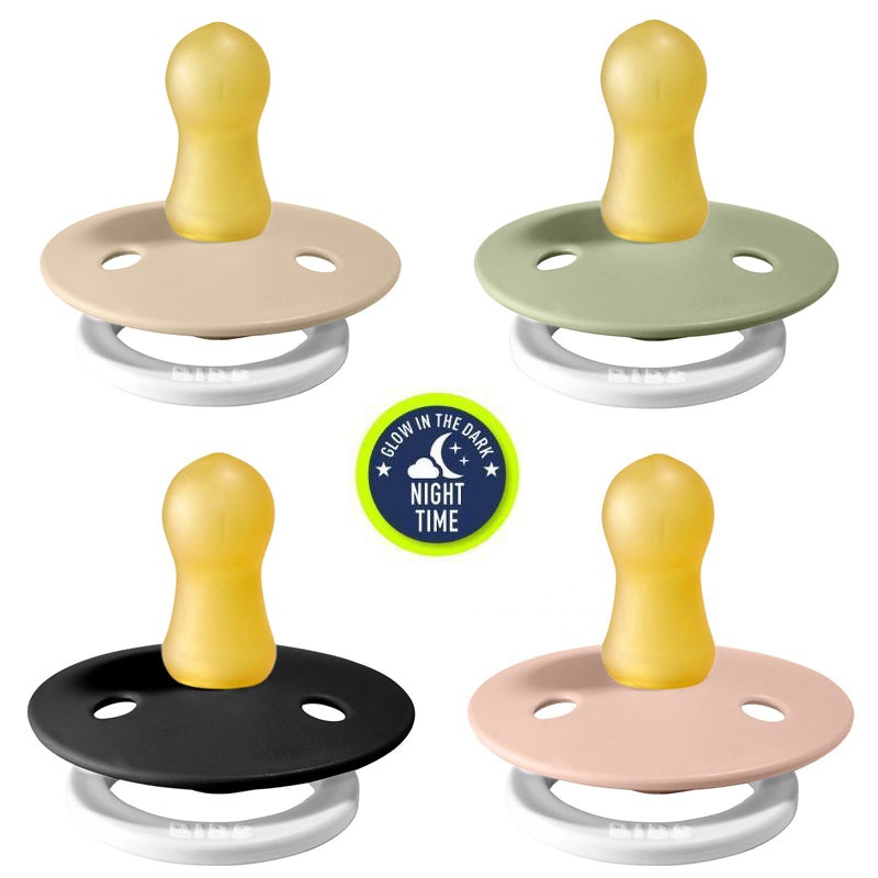 Glow In the Dark Natural Rubber Pacifier – 2 Pack