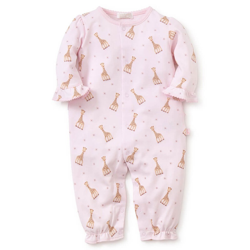 Kissy Kissy Print Playsuit Sophie La Girafe Pink