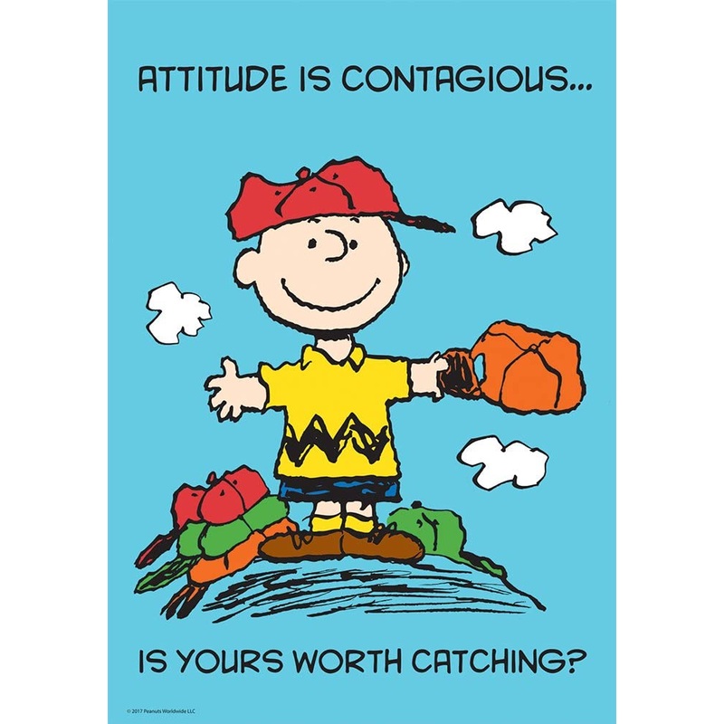 Peanuts Attitude is Contagious Poster (D)