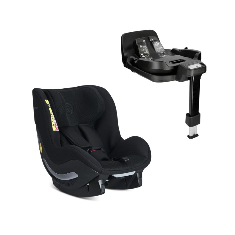Avionaut AeroFIX Airflow RWF 2 Extended Rear Facing Car Seat- Black + IQ Orbit Base