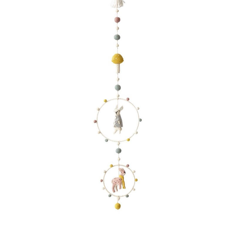 Animal Hoop Mobiles