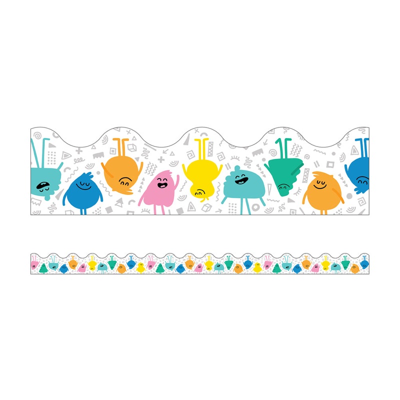 Happy Friends Scalloped Border