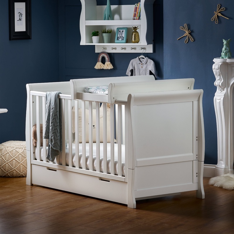 Obaby Stamford Cot Top Changer – WHITE
