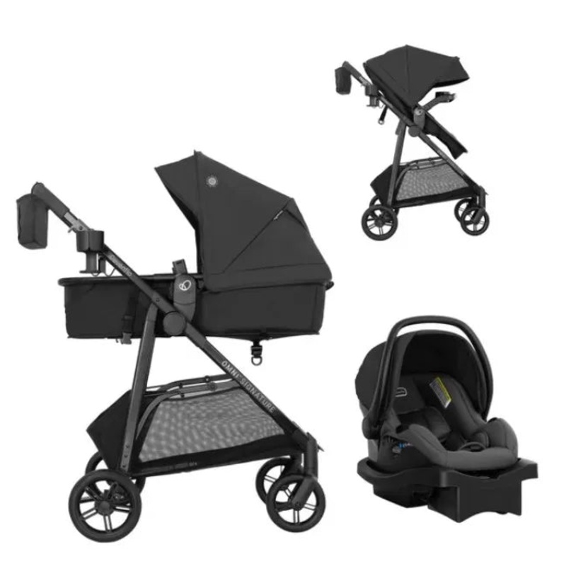 Omni Signature Travel System with LiteMax infant Car Seat – Porto Black