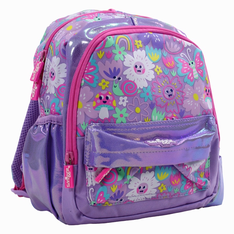 Smiggle Flowers Teeny Tiny Backpack  12 Inch