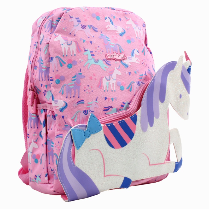 Smiggle Unicorn Junior Backpack  15 Inch Success