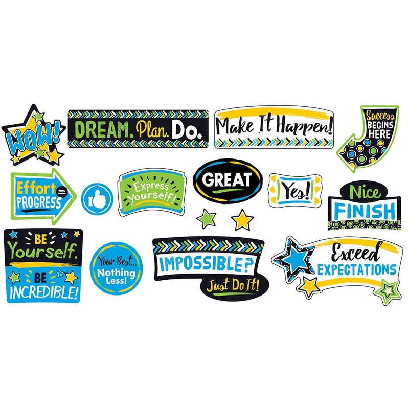 Bold Strokes Phrases Bulletin Board Set