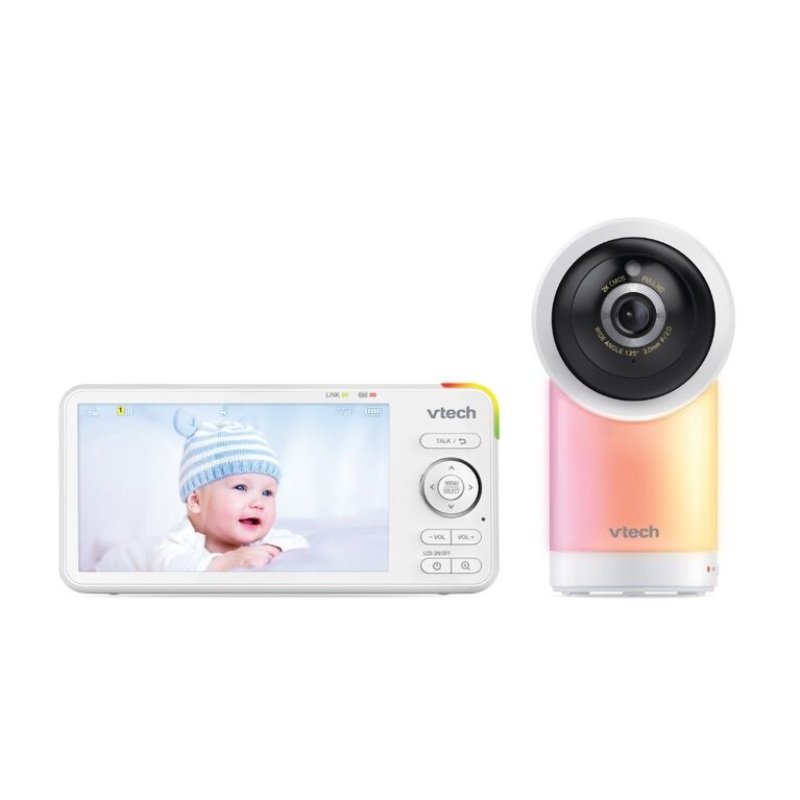 Smart WiFi Remote Access 360 Degree Pan & Tilt Video Baby Monitor with 5 Display