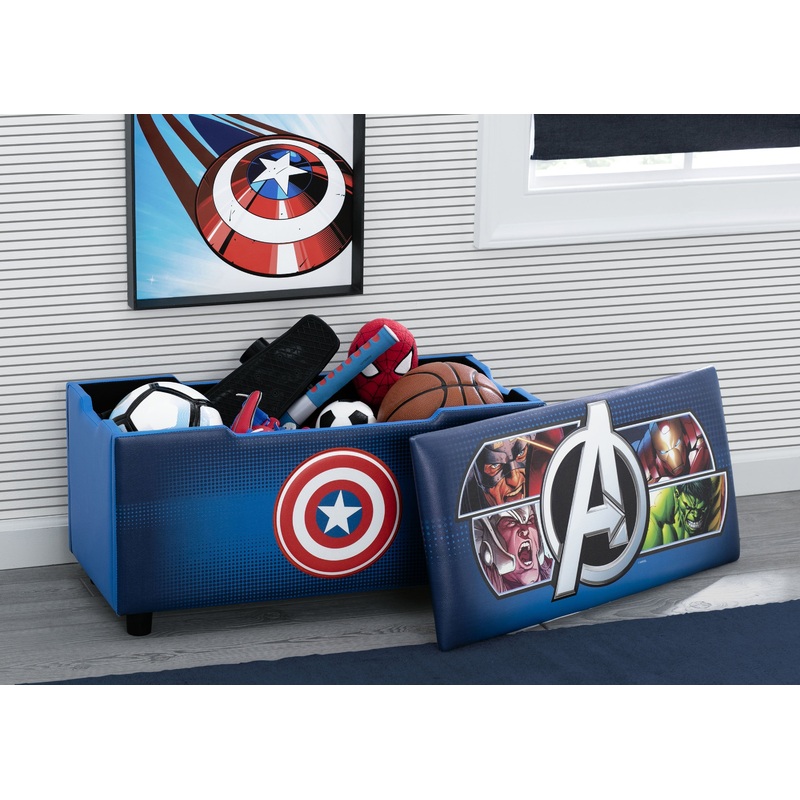 Avengers Upholstered Storage Bench for Kids