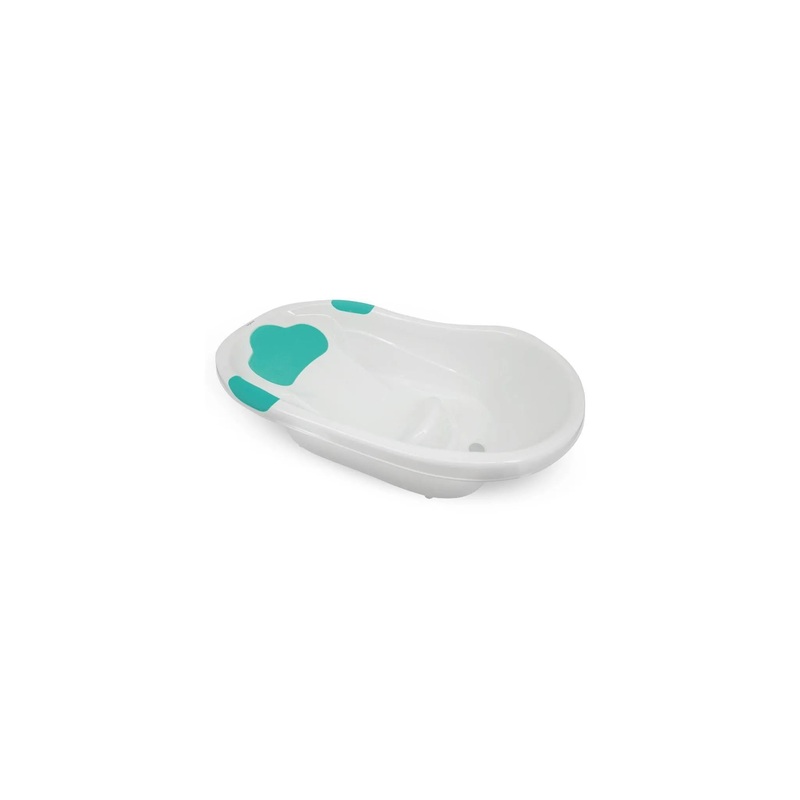 Baby Bathtub with Head Cushion – White