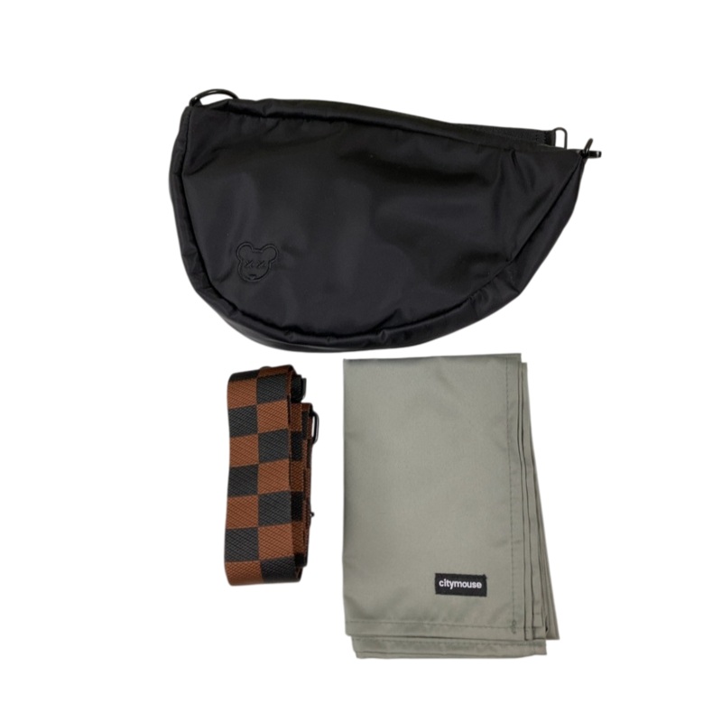 Citymouse Crossbody Bag, Black